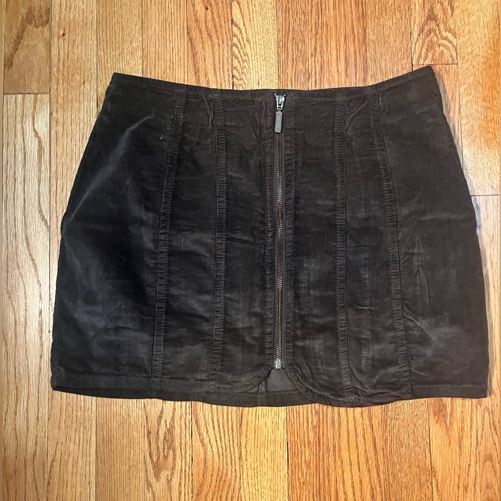 Free People Layla Cord Mini Skirt
